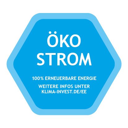 Siegel Ökostrom - 100 % Ökostrom
