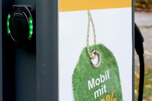 Ladekarten - Ausschnitt einer Ladestation von Strom Germering